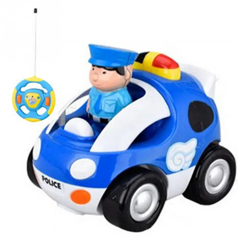 

Kids Funny Electronic Music Toys Radio Control Car Component MINI Cartoon RC Race Baby Car Toy Gift For Children Random Color