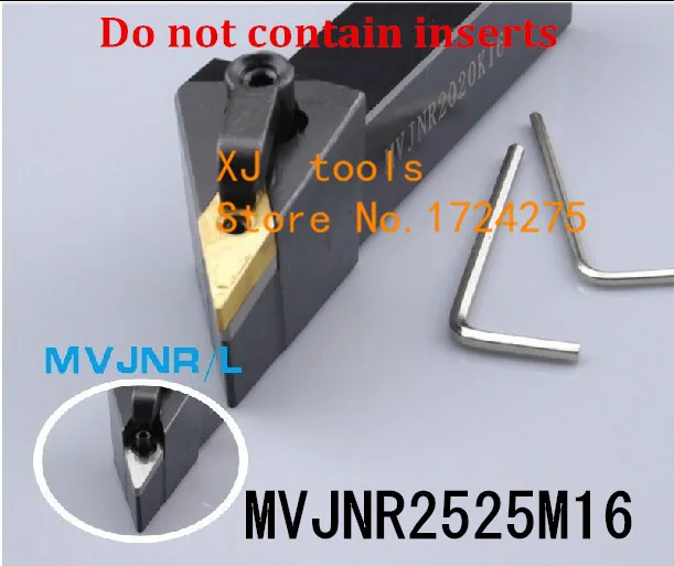 

MVJNR2525M16/ MVJNL2525M16,Metal Lathe Cutting Tools,CNC Turning Tool,Lathe Machine Tools, External Turning Tool Type MVJNR/L