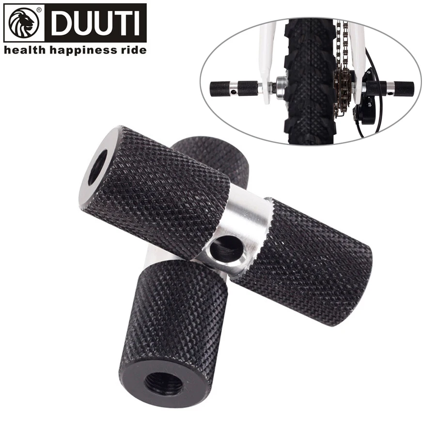 DUUTI 1 Pair Bicycle Foot Pegs Aluminum Alloy Mountain Bike Ultralight
