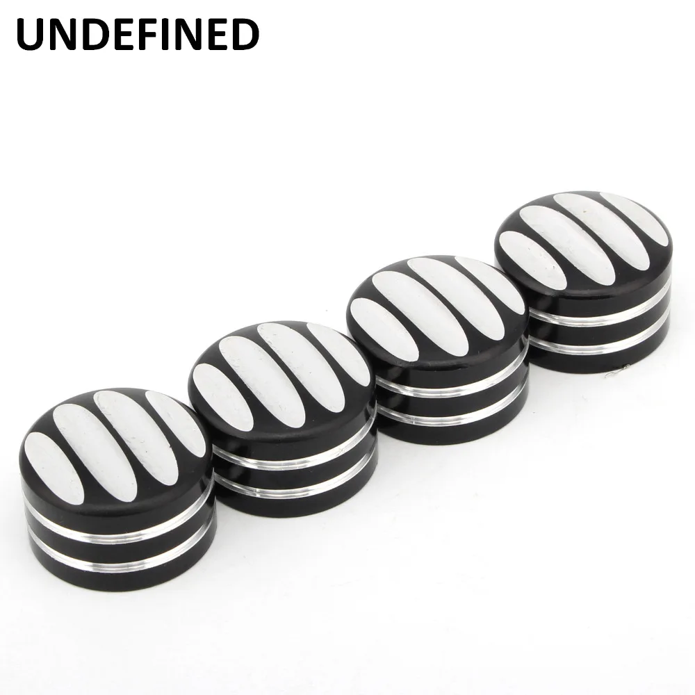 4pcs Motorcycle Head Bolt Covers CNC for Harley-Davidson Twin Cam models 1999