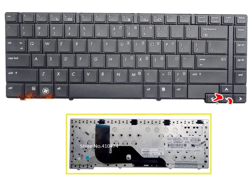 Клавиатура SSEA для ноутбука HP Compaq ProBook 6450B 6455B 6440B 6445B | Компьютеры и офис