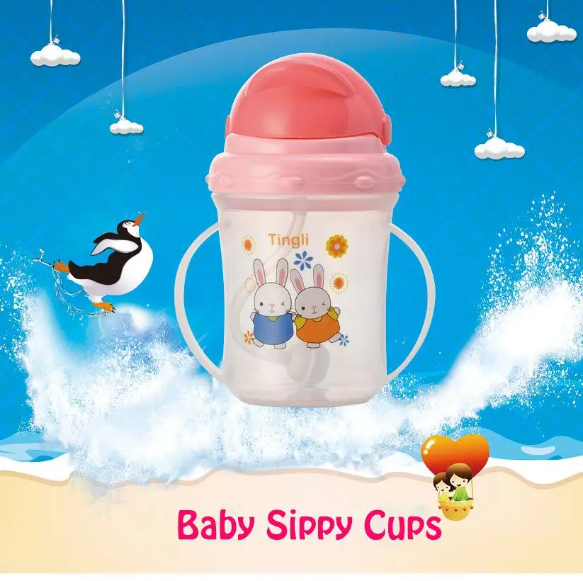 200ml Baby Sippy Water Training Cups Bottles for children Babies Learn