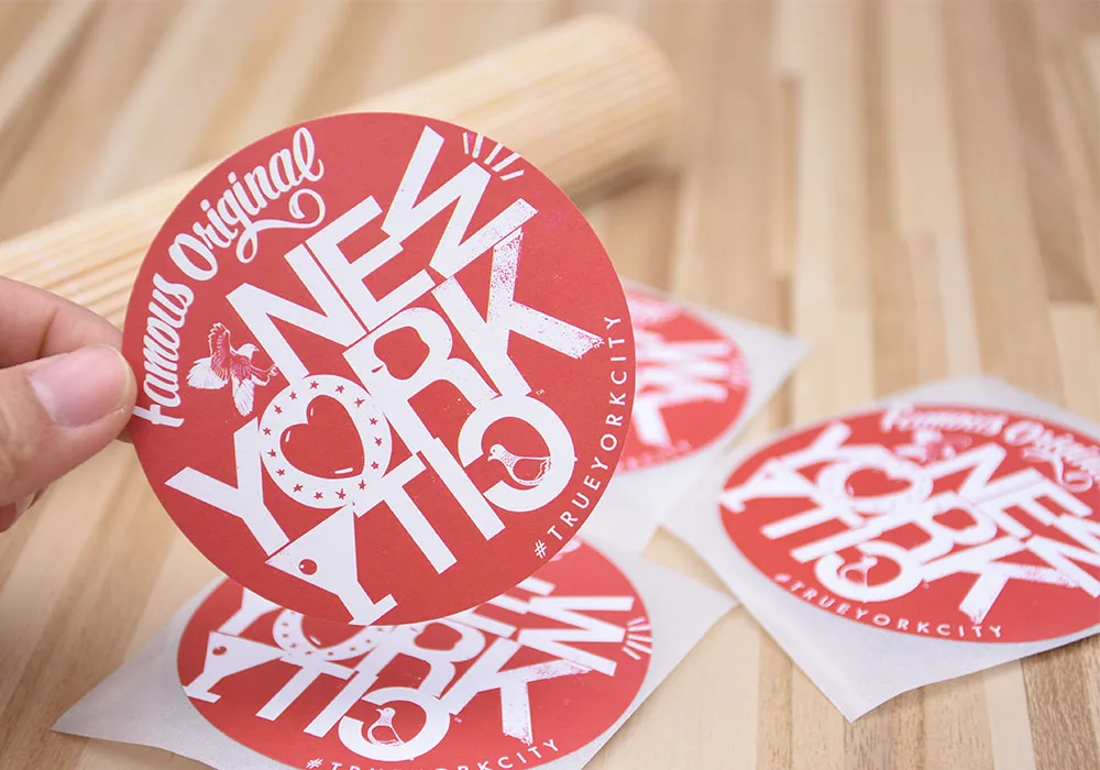 

Round Uncoated paper stickers dia 76mm display in sheet matte finished direct factory fast turnaround good service