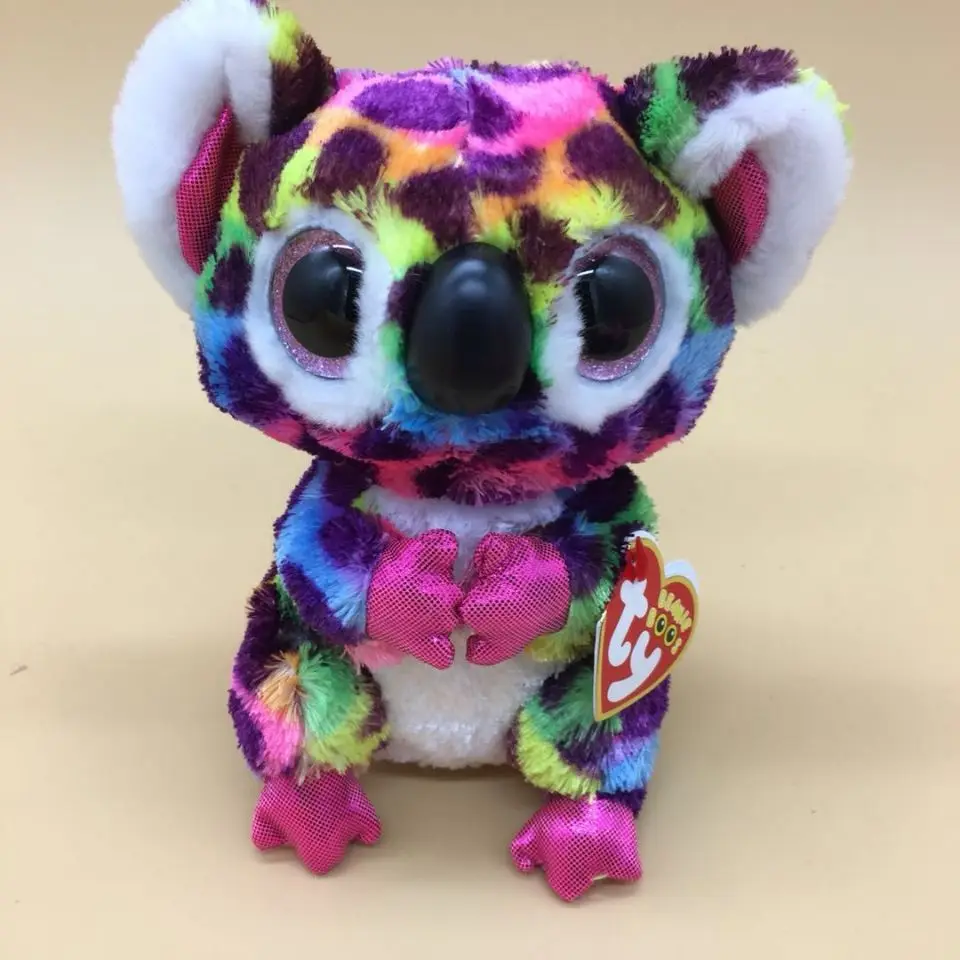 

SCOUT koala with tag label TY BEANIE BOOS 15CM 6" BIG EYE Plush Toys Stuffed animals KIDS TOYS Children toy
