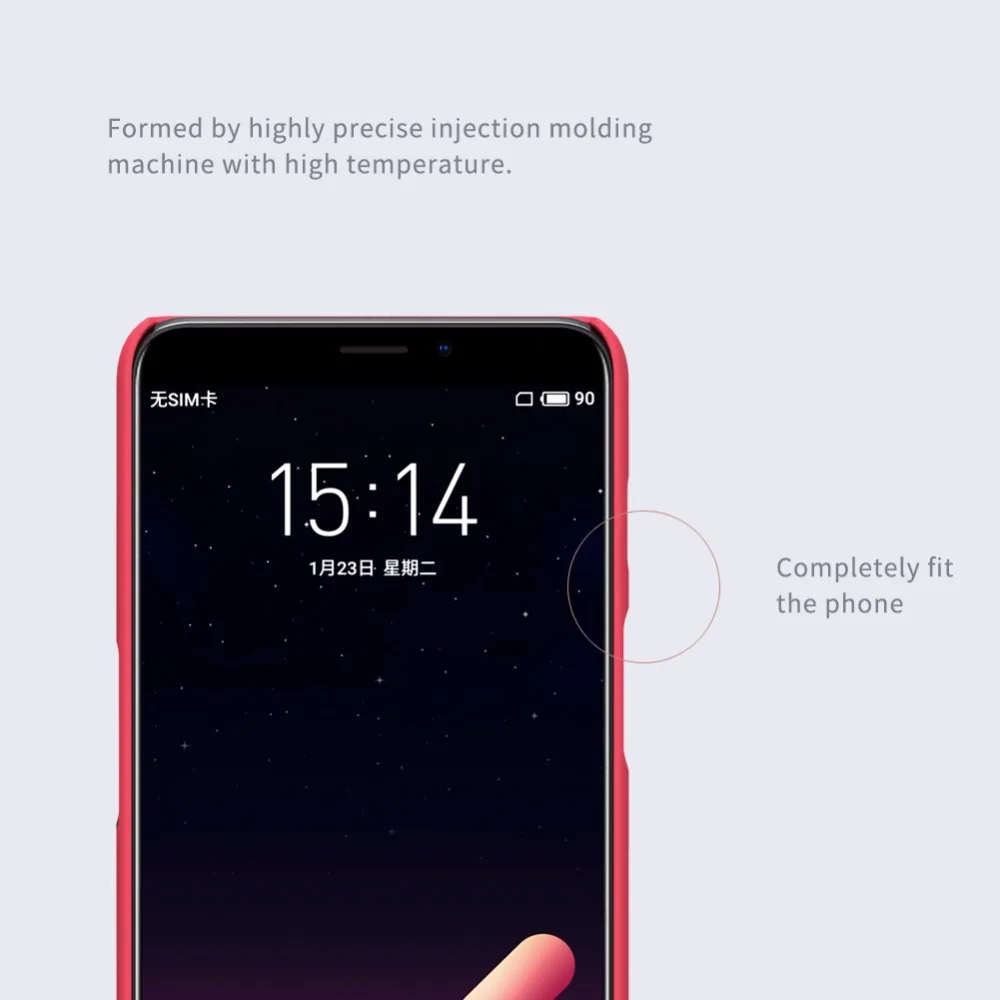 Чехол для Meizu M6S, чехол для Meizu M6S, чехол NILLKIN, Супер Матовый щит, Матовый Жесткий чехол на заднюю панель для Meizu M6S
