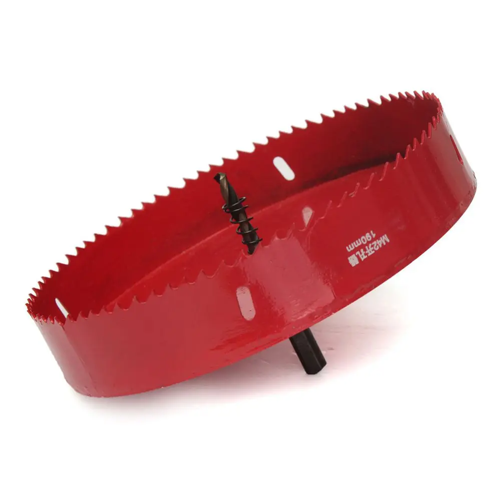 190mm Bi Metal M42 HSS Hole Saw Cutter Drill Bit For Aluminum Iron Pipe