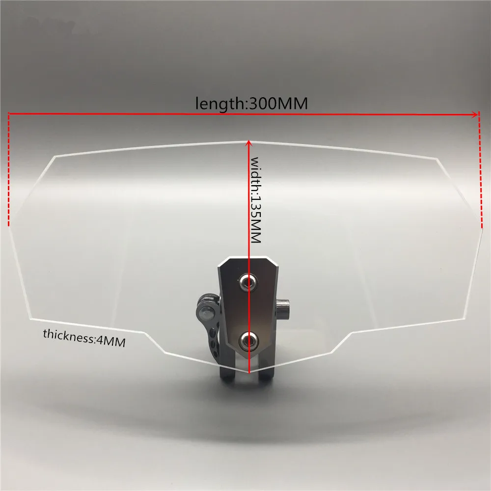 Мотоцикл поднялся лобовое стекло Ветер Экран Кронштейн Набор Экран протектор регулировки с замком для BMW s1000xr F800GS Универсальный