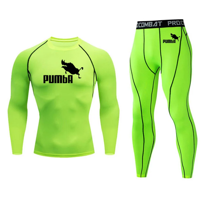 

High Quality Compression Men's Sport Suits Quick Dry Running sets Clothes Sports Joggers Training Gym Fitness Tracksuits Running
