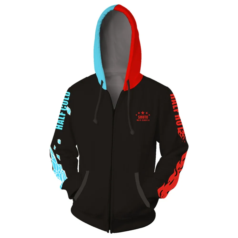 

My Hero Academia HoodieTodoroki Shoto Hooded Hoodie Sweatshirt Cosplay Hoodie