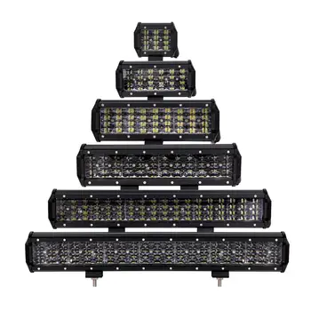 

4ROWS LED Work Light Bar 4-20Inch Car Tractor Boat Offroad 4WD 4x4 Motorcycle SUV ATV 12V 24V Driving Indicator Auxiliary Lamp