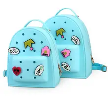 Las mujeres de La Jalea Graffiti Mochilas Niñas Diseñador Bolso Rosado Bolsas de Viaje Niños Kid schoolbag Bookbag Pequeño Color Del Caramelo de Kawaii Lindo
