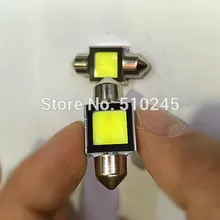50x автоматический Автомобильный светодиодный фестон света c5w 2 W COB 39 мм Canbus OBC error free Светодиодная лампа