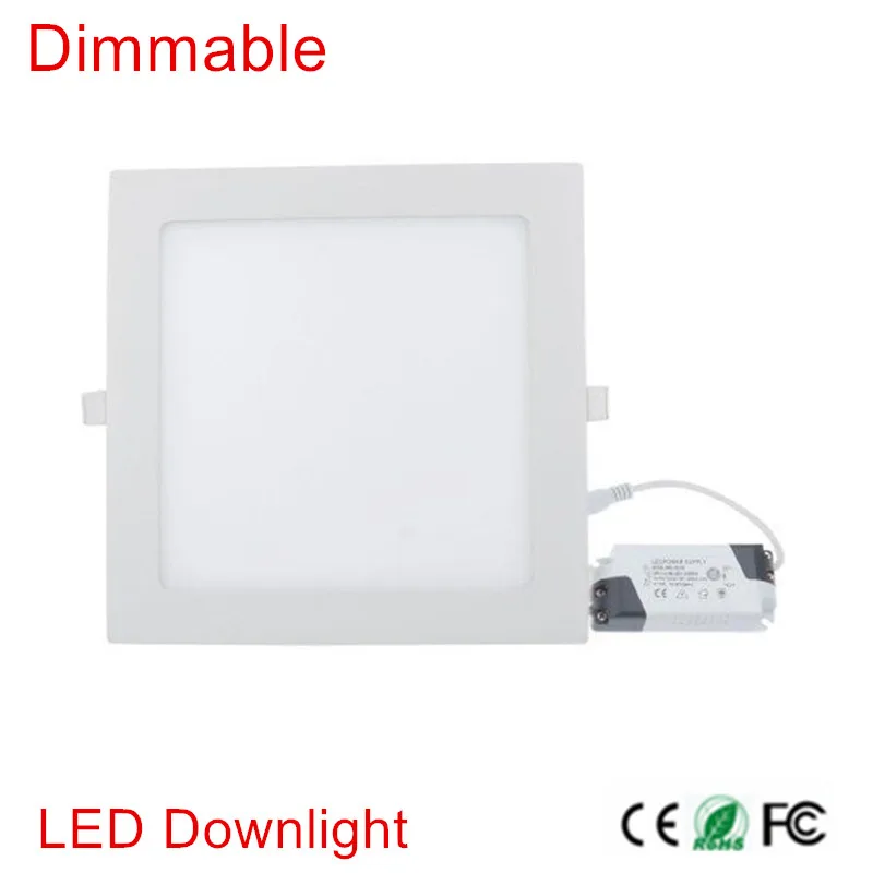 

Ultra thin 25W LED Down light AC85-265V Recessed Dimmable LED Ceiling Light with Driver LED Panel Light Warm/Natural/Cold White