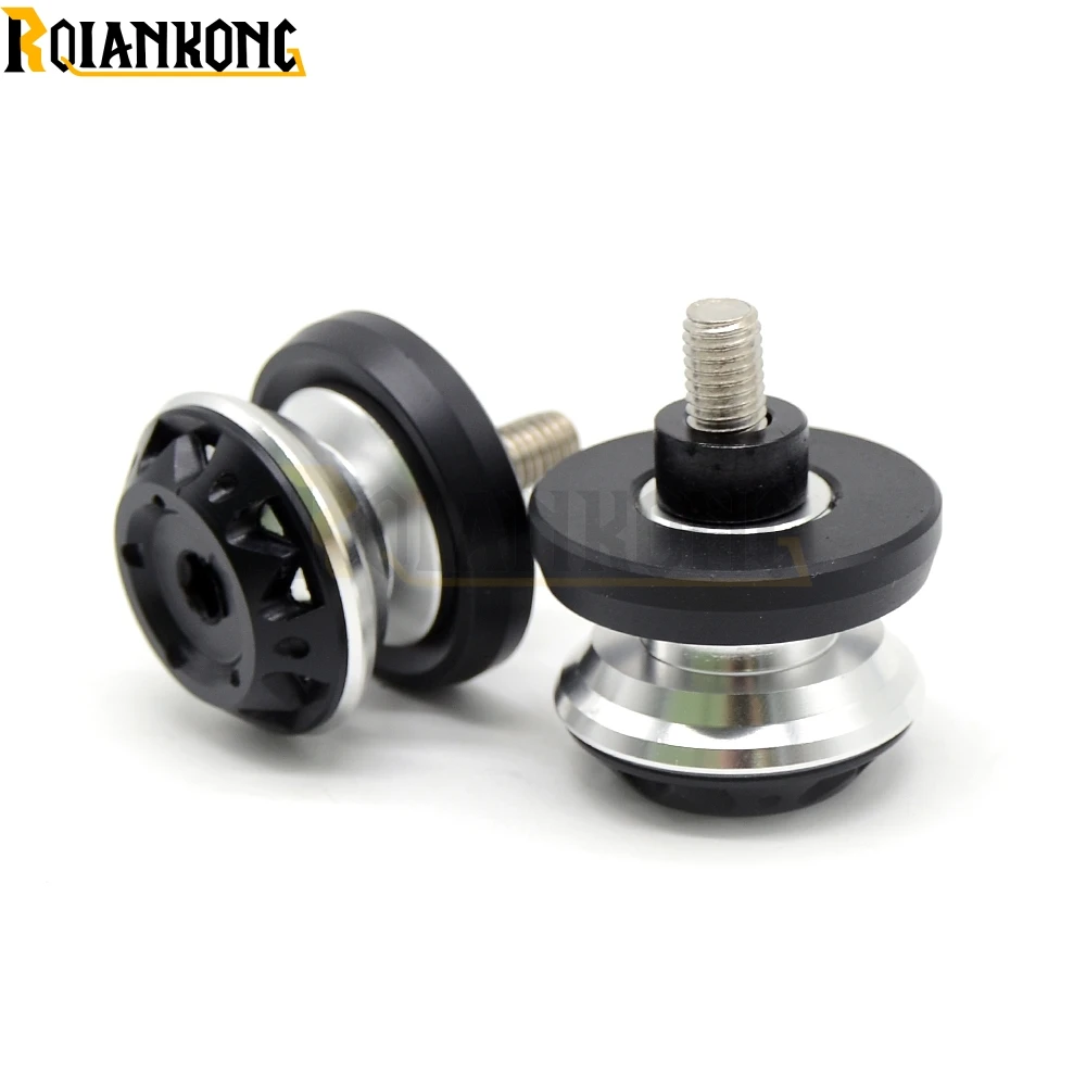

For Aprilia CAPANORD 1200 Rally ETV1000 MANA FALCO SL1000 2pcs Motorcycle Stand Screws CNC Swingarm Swing Sliders Spools