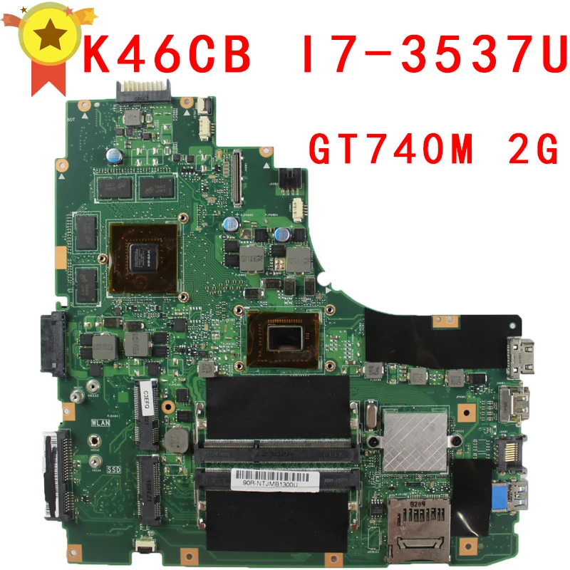 

A46CB K46CM K46CB K46C motherboard for Asus K46CM REV2.0 Mainboard processor I7-3517 GeForce GT 740M with 2GB DDR3 100% TESTED