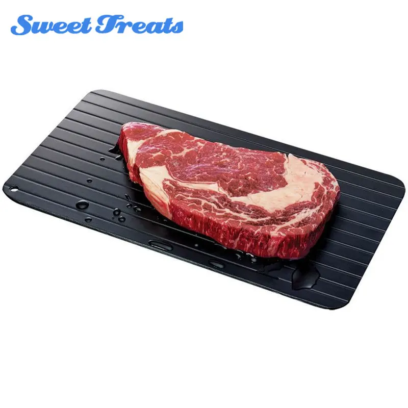

Sweettreats Fast Defrosting Tray Defrost Meat or Frozen Food Quickly Without Electricity Microwave Creative Kitchen Utilities