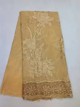

New Arrival High Quality African French net Lace Fabric With stones Tulle Lace Fabric For Big Occasion dresses JL62FD9F5