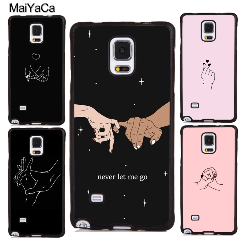 

MaiYaCa Love on the finger heart Phone Cases For Samsung Galaxy S5 S6 S7 edge S8 S9 S10 plus Note 9 5 8 Soft Rubber Cover Shell