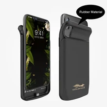 Большая емкость 6000 мА/ч для Iphone, Дополнительный внешний аккумулятор, мягкий резиновый чехол для зарядного устройства, портативная резервная зарядка, чехол для телефона