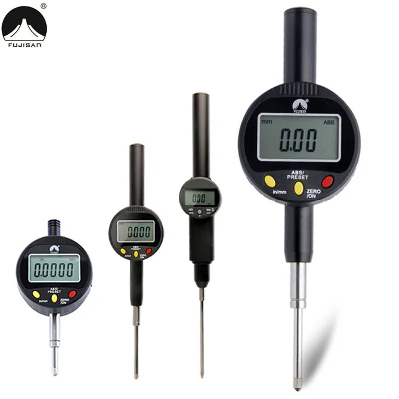Digital Dial Indicator 0 10/12.7/25.4/50/100mm Inch/Metric Electronic
