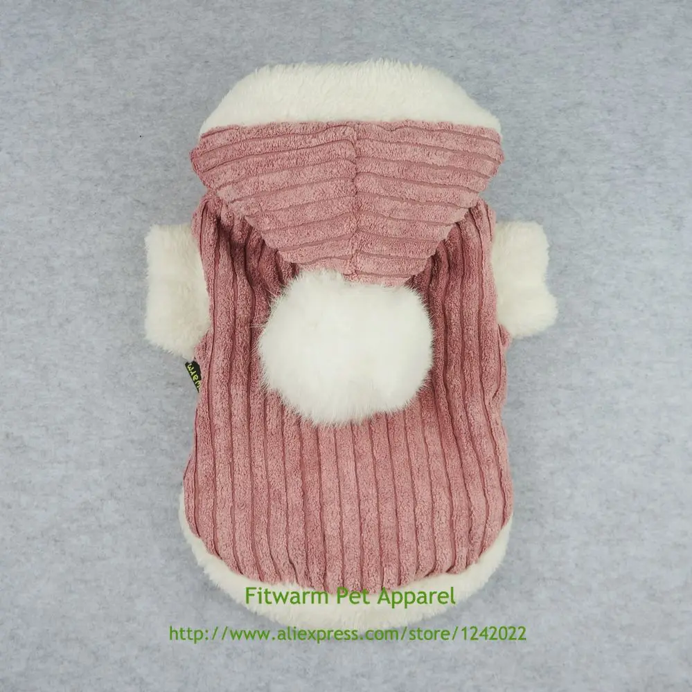 Fitwarm одежда для домашних животных собак пальто с капюшоном зимние куртки Меховые