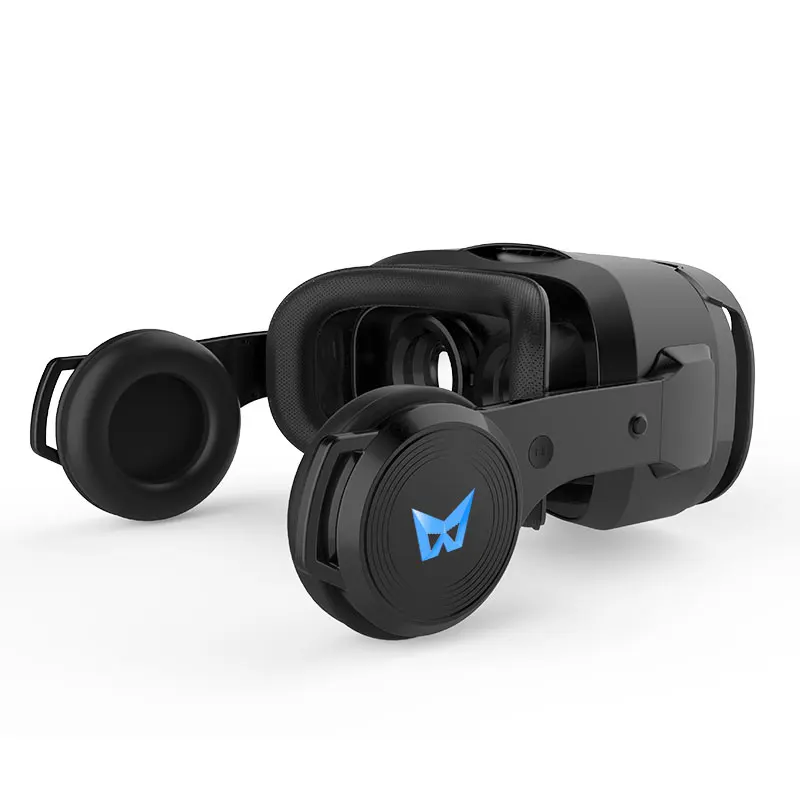 UGP U8 VR Glasses 3D Headset version IMAX Virtual Reality Helmet 3D Movie Games With Headphone 3D VR Glasses optional controller