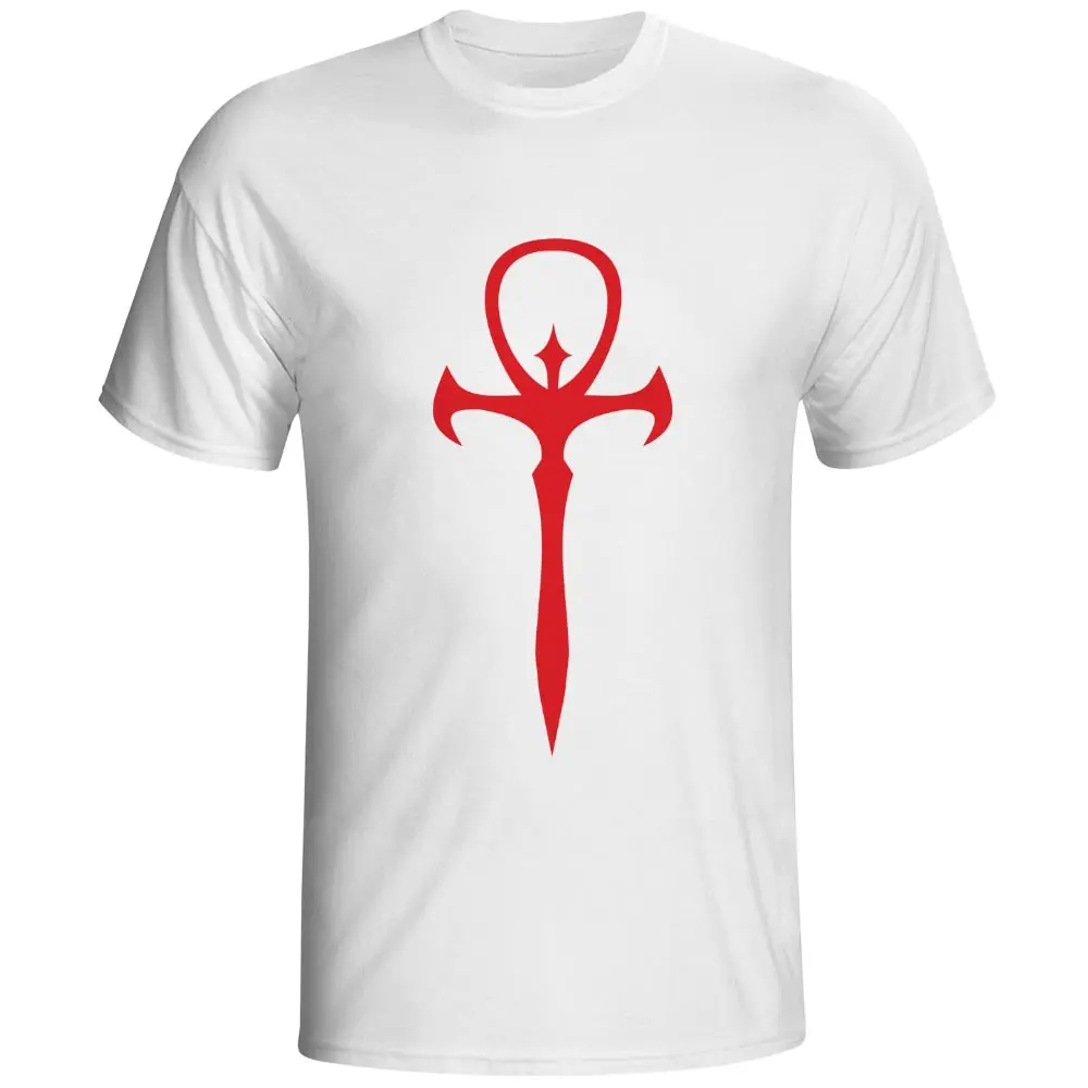 

The Vampire Bloodlines Cross Design T Shirt TV Show Funny T-shirts Cool Fashion Style Boy Men Short Casual Clothes Tops Tees