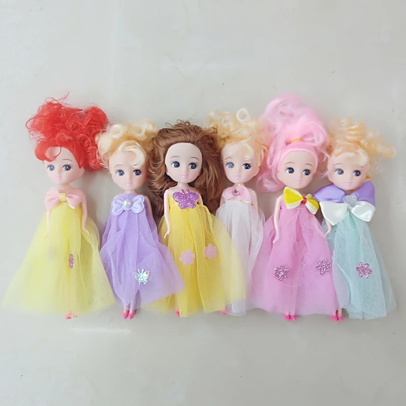 

15cm silicone Newborn Jennie Princess Doll with box reborn baby doll cartoon girl Beautiful Cute Toy for children Birthday gift