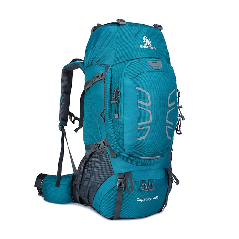 Tanie 60L Camping piesze wycieczki plecak wodoodporny wspinaczka Trekking plecak z odpinanym do przenoszenia System torba podróżna o dużej pojemności