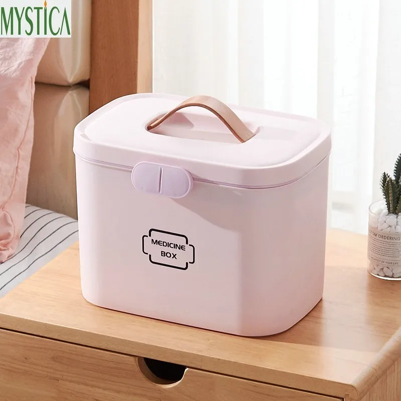

Portable Multi-layers First Aid Kit Household Large Child Medical Storage Box Home Healthcare Pharmaceutical Medicine Organizer