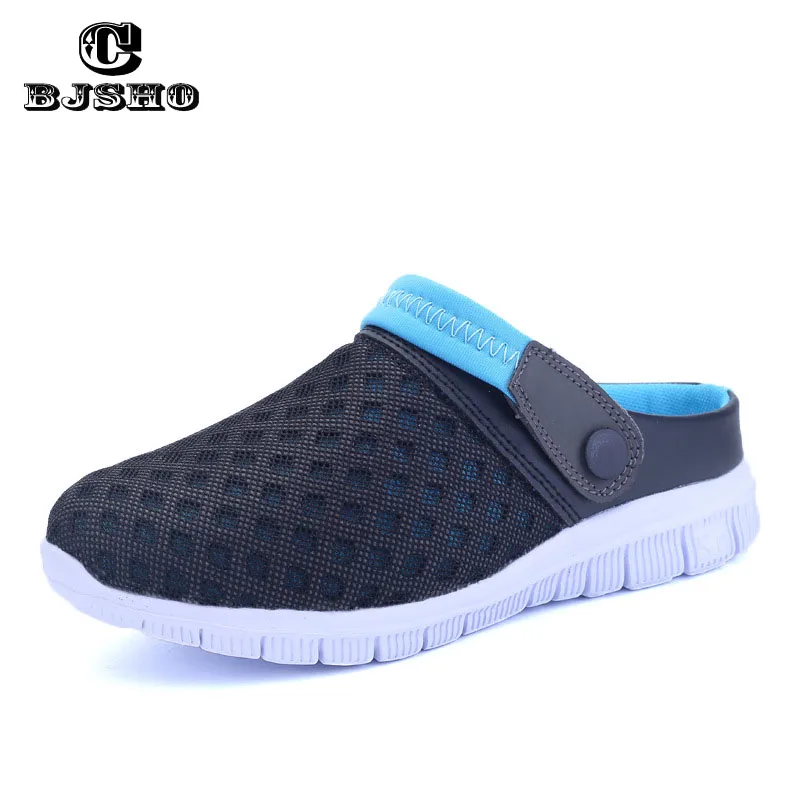 

CBJSHO Fashion Plus Big Size 36-46 Unisex Shoes Men Summer Sandals Breathable Lighted Mens Slippers Slip On Beach Flip Flops Man