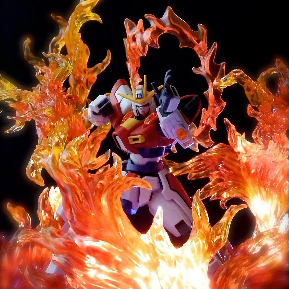 Tamashii Effect ударное пламя игрушки Fix Play Arts фигурка Figma Bandai Gundam Naruto Dragon Ball Kamen Rider|kamen