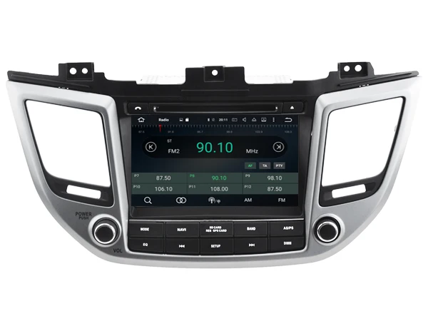 Discount Ips screen Android 8.0 Car Dvd Navi Player FOR HYUNDAI ix35 2016/Tucson (Left) gps auto stereo audio multimedia 12