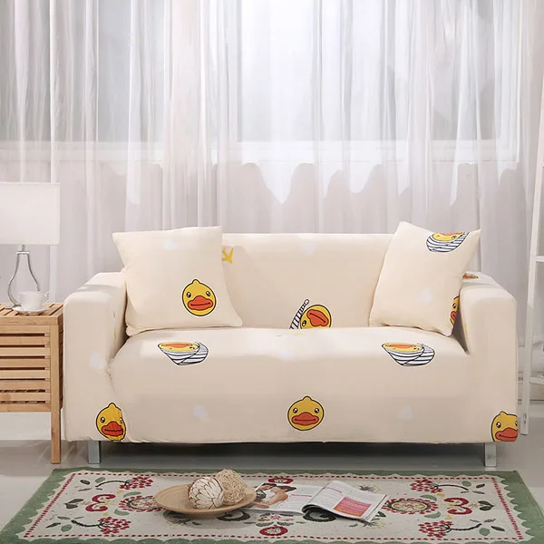 Цветочный однотонный цветной принт спандекс стрейч чехлов для дивана Эластичный все включено чехол для дивана для гостиной - Цвет: 13
