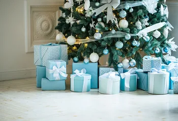 

Vinyl Photography Background Christmas backdrop Tree Gifts Toy Indoor Children Backdrops for Photo Studio fotografia