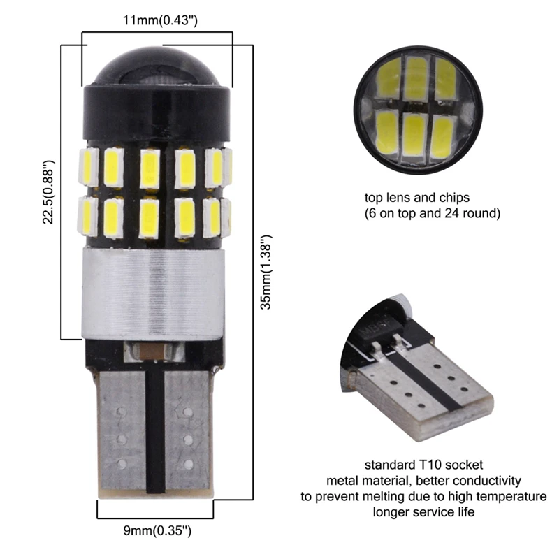 4 шт. Автомобильные светодиодные лампы T10 194 для Chevrolet cruze|bulb w5w|car lightbulb led |