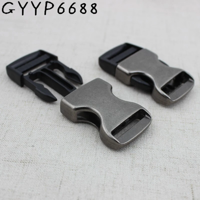 Buy 2pcs 26mm Old silver buckles for waist bags buckle