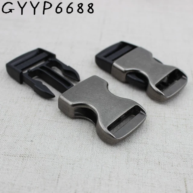 Buy 2pcs 26mm Old silver buckles for waist bags buckle