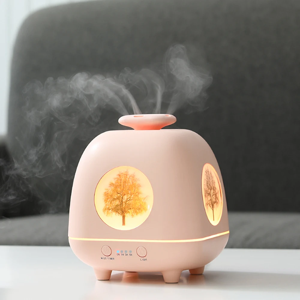 

Humidifier Essential Oil Diffuser Cool Mist Maker Fogger Air Humidifier 7 Led color Changing Lamp 230ml Home desk Auto Shut Off