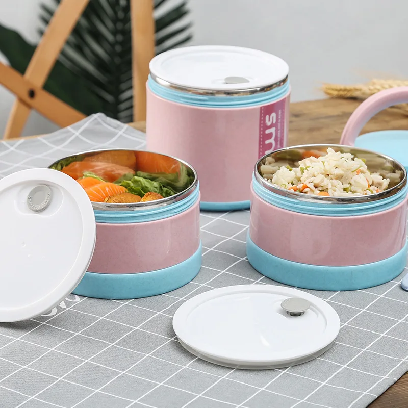 

Lunch Box Multilayer Insulation Protable Material Stainless Steel Bento Box Food Container For Student Office Workers