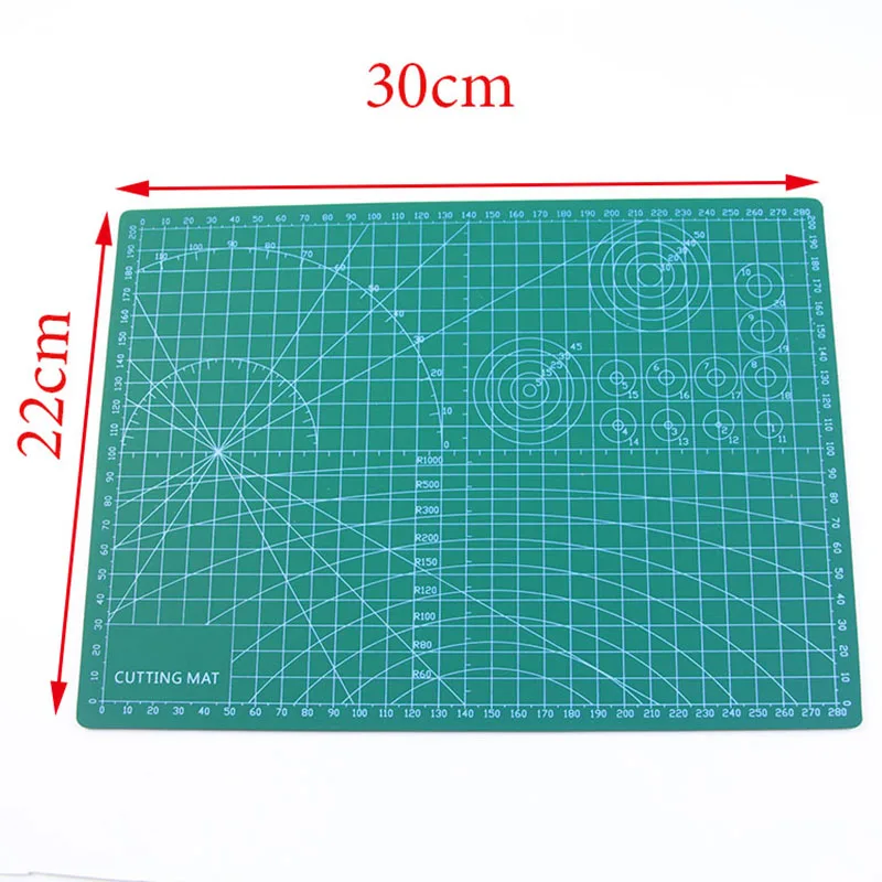Многофункциональная режущая пластиковая пластина 30*22 см* 3 микрометр для ног/Инженерные чертежи линейка и офисная Лоскутная