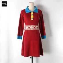 2018 New Basic Knitted Sweater Dresses Women Pleated Color Block Winter Spring Slim Knit Casual Dress Runway Knitwear Vestidos