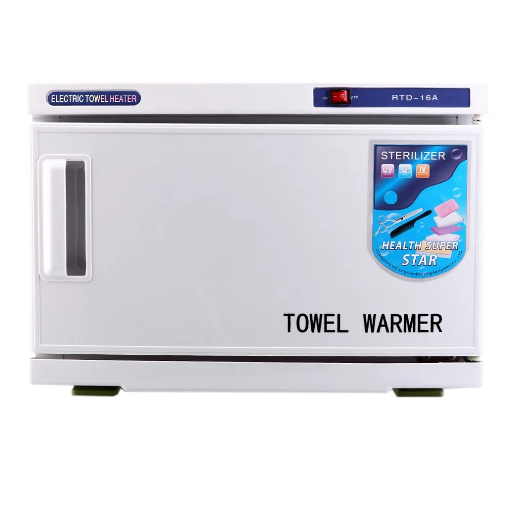 

16L Capacity Multifunctional 2 In 1 Towel Warmer Cabinet Sterilizer Strong UV Reflection Disinfection Equipment Tool US Plug