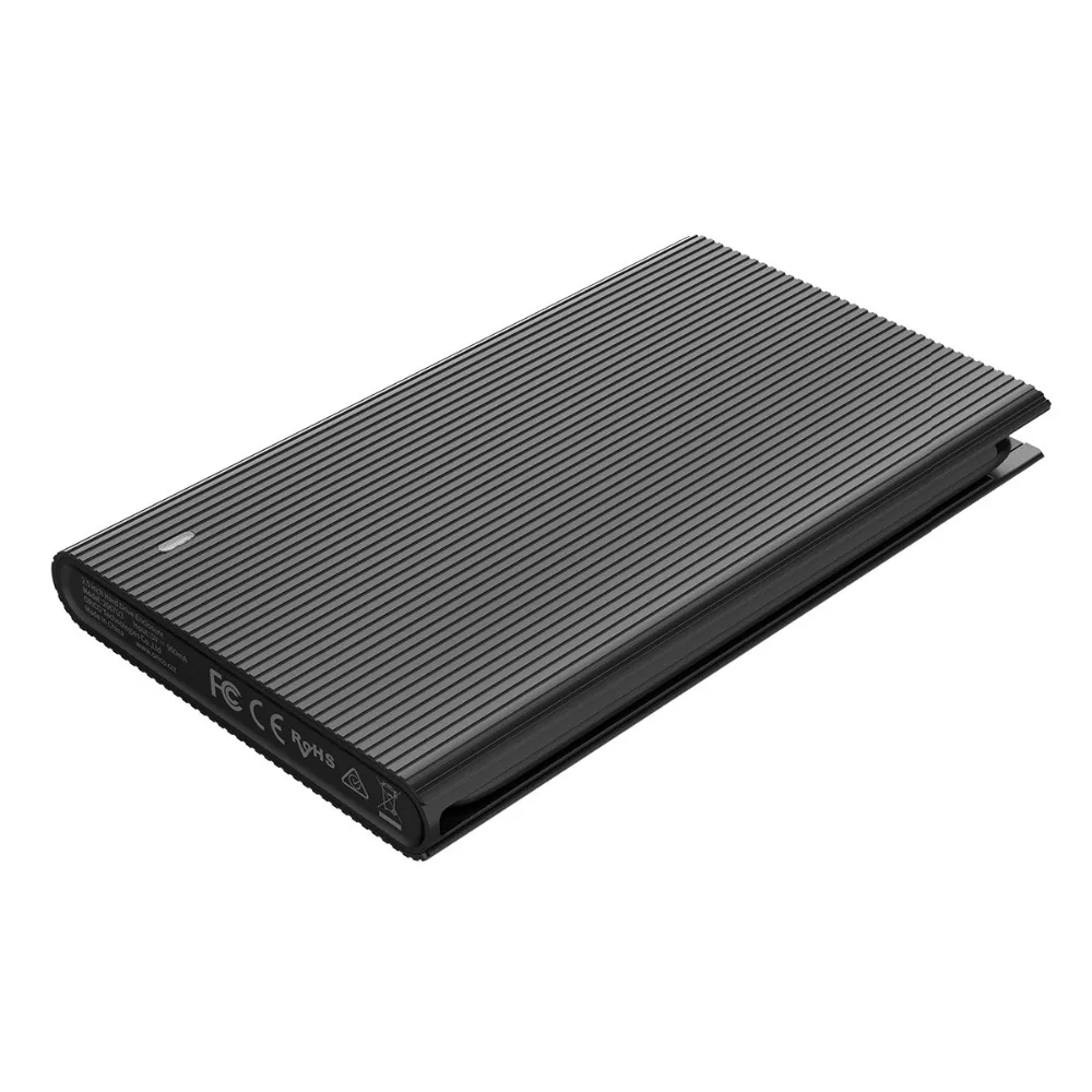 Корпус ORICO HDD 2,5 дюйма SATA к USB 3,0 Корпус HDD со встроенным кабелем для передачи данных Поддержка 4 ТБ SSD Внешний корпус жесткого диска