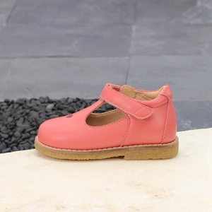 Claladoudou/Обувь для девочек из искусственной кожи; обувь в стиле ретро для малышей; Цвет Черный; коллекция года; сезон весна; вечерние туфли принцессы с вырезами на ремешках; детская обувь для девочек - Цвет: Розовый