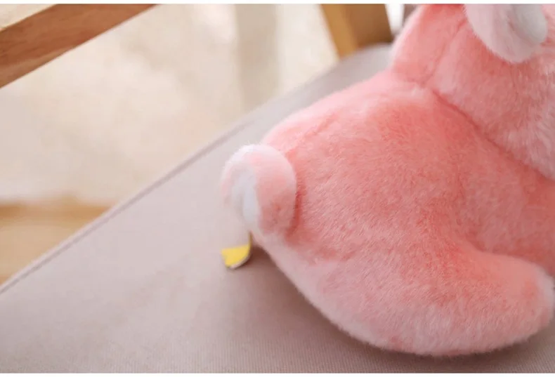 15CM/20CM Kawaii Cute Pink Rabbit Animals Rabbits Stuffed Plush Toys For Baby Girls Birthday Christmas Gifts