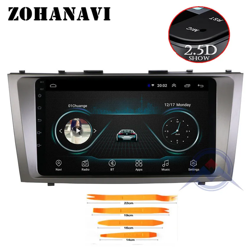 Discount ZOHANAI 2.5D Screen Android Car Multimedia Video Player Navigation GPS For Toyota Camry 2007 2008 2009-2011 car radio Wifi 0