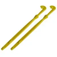 2 шт. пластиковый легкий крюк-петля для ловли нахлыстом, инструменты для крючков, инструмент для галстука, инструмент для быстрого завязывания узлов, линейный набор - Цвет: Yellow