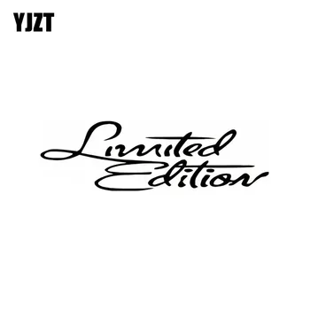 

YJZT 16CM*4.8CM LIMITED EDITION Funny Vinyl Car Window Sticker Decal Black/Silver Accessories C11-0700