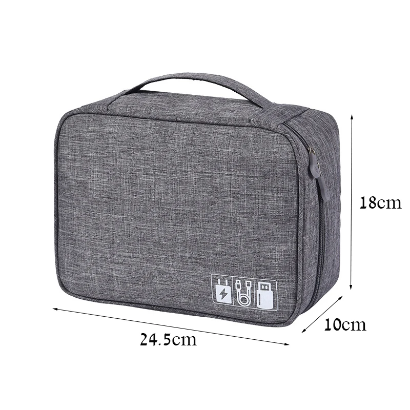 السفر الرقمية حقيبة التخزين كابل حقيبة المحمولة الرقمية USB أداة المنظم شاحن سلك سماعة التجميل كيس التخزين حالة